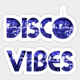 Indigo 1970's Disco Vibes Sticker